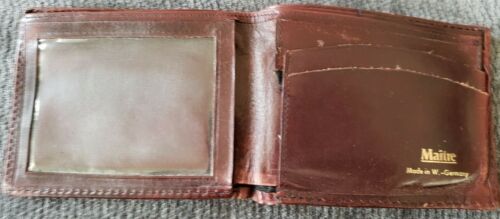 Vintage Men's Designer handmade Leather Wallet by… - image 1