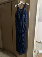 David  s Bridal Marine Blue Bridesmaid Dress