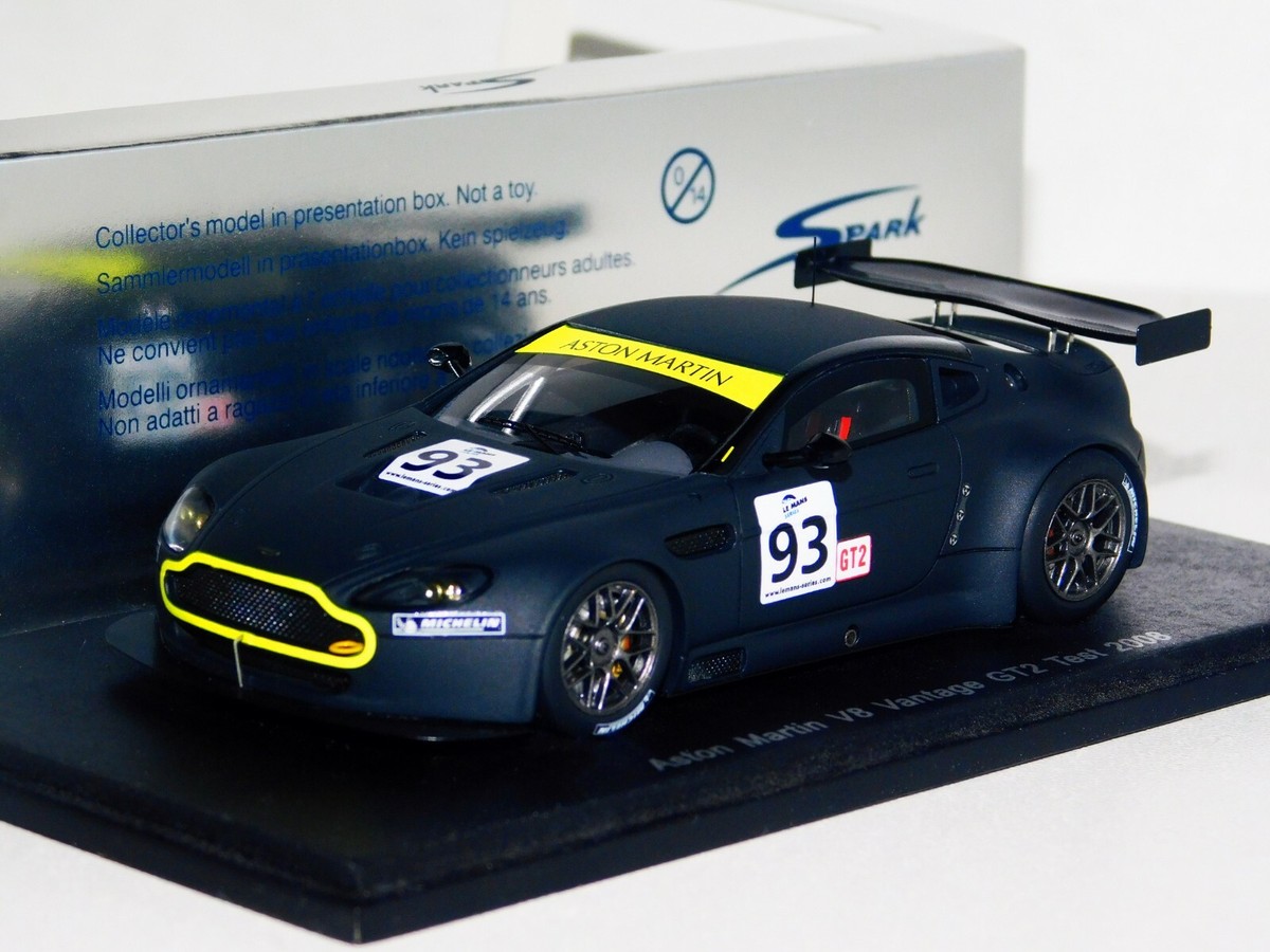 ASTON MARTIN V8 VANTAGE GT2 TEST SPARK RARE S1218 1/43