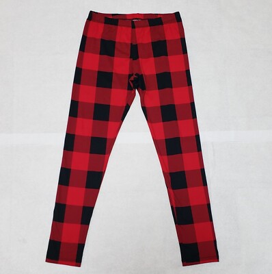 SO Favorite Leggings -  Red Buffalo Plaid- Girls Size XL (14/16) 