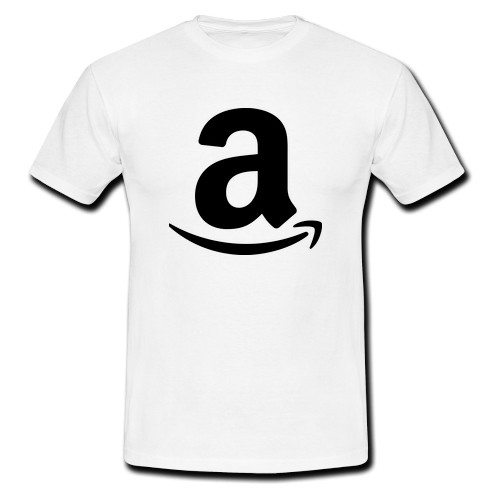 Amazon Logo Tee T-shirt For Men's | eBay