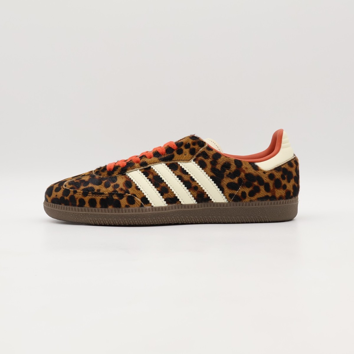 JI2734 adidas Originals Women's Samba OG Leopard Preloved Red
