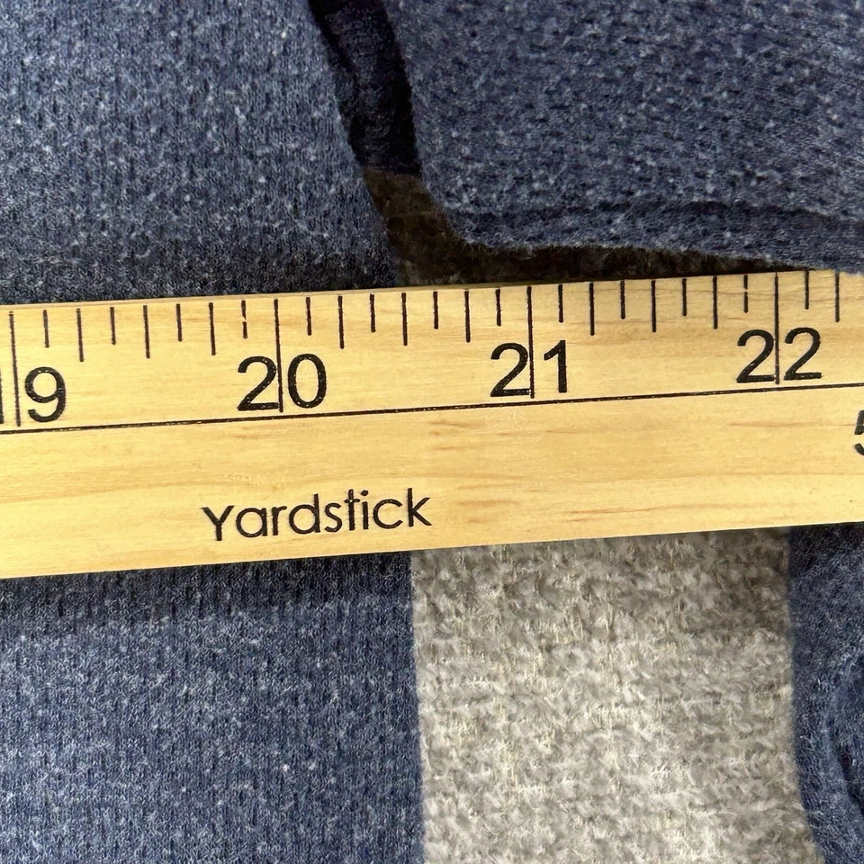 Мужской свитер Psycho Bunny средний синий зимний из хлопковой смеси с круглым вырезом - Изображение 4 из 4