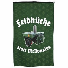 Fahne DDR Gulaschkanone Feldküche 90 x 150 cm NVA Armee Motive Sprüche