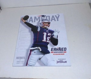 Patriots vs Tennessee Titans Game Day Program 1/4/2020 &hellip;