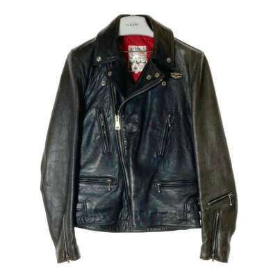 Lewis Leathers Leather Lightning Riders Jacket Black Size 36 Lewis Leathers Leather Lightning Riders Jacket Black Size 36