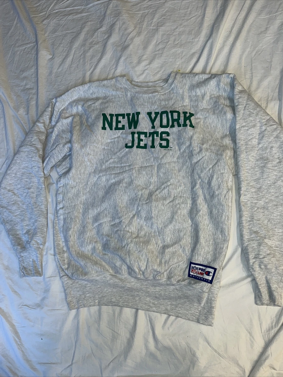 Vintage 90s New York Jets Sweatshirt 3XL Reverse Weave Made in USA Champion  NFL | eBay