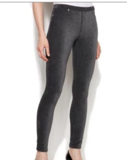Michael Kors Plus Size 1X Corduroy Ribbed Leggings In Gray Retail 69.50 Closet