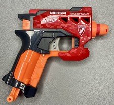 Nerf N-Strike Mega BigShock Blaster Red Single Shot w/2 Darts