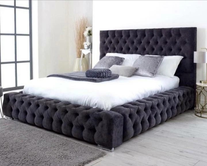 Roma Ambassador chesterfield Bed Frame Available in All Sizes And