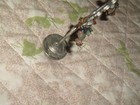 Moon Goddess Lunar Phases Mother Earth Rare VTG Solid Pewter stone beaded accent — photo 10