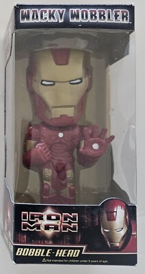 Iron Man Movie Wacky Wobbler Bobble Hero by Funko - New & Sealed