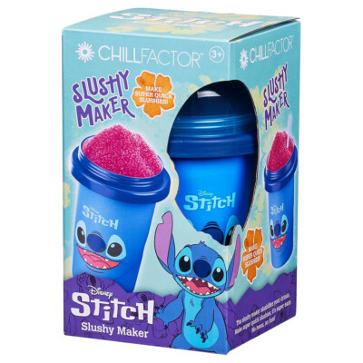 Chillfactor Disney Stitch Slushy Maker machen superschnelle Slushies Kinder Alter 3+ Neu