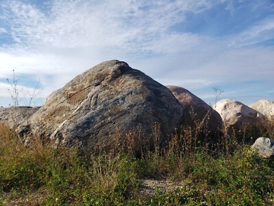 Boulder Rocks Against The Sky