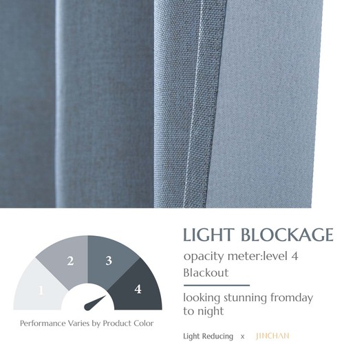 1 Panel Blackout Darkening Superior Quality Curtain Grommet Thermal Panel - Picture 66 of 126