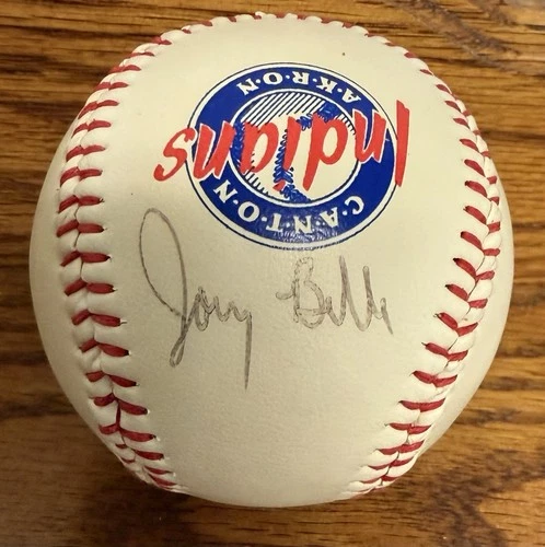 Joey Belle Signed Akron Canton Indians Baseball and COA