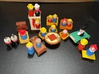VTG 1973 Fisher-Price Little People Play Family Village Accessories Lot