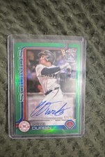 2025 Topps Pro Debut Chrome Caleb Durbin Green Refractor Autographs /99 (AU, RC)