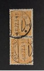German 10 PF Orange Official pair - scarce stamp - 3 expert marks - Beautiful !! — photo 2