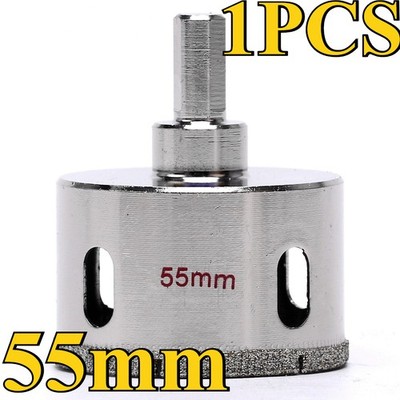 55mm Diamond Core Drill Bit - Hole Saw for Stone Glass Tile Masonry Drilling