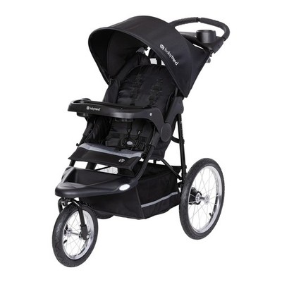 Jogging Stroller with Adjustable Canopy: Dash Black