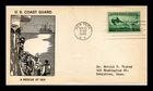 FIRST DAY OF ISSUE COVER A RESCUE AT SEA U.S. COAST GUARD 1790-1945