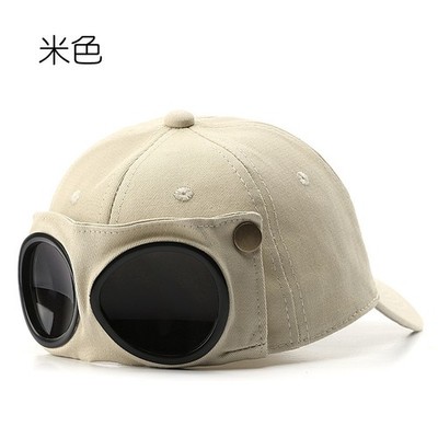 Sunshade Baseball Cap Outdoor Motorcycle Hat Personalized Glasses Duckbill Cap
