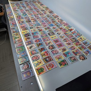 Topps Garbage Pail Kids GPK Adam Bomb 8a 1985 Series 1 4 Card LOT Of 215 with