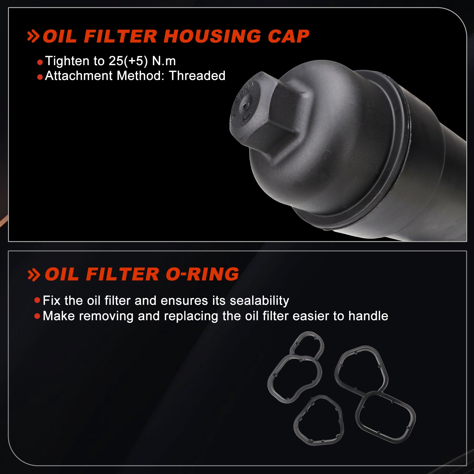Oil Cooler Oil Filter Housing for BMW  X3 G02 X4 G29 Z4 2020 11428651710
