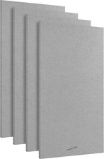 Acoustic Panels, 4 Pack ROOM KIT, Large, 46" X 23", Mid Grey