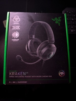 Razer Kraken V3 X Refresh Gaming Headset Virtual 7.1 USB RGB for PC PS4 Black 1