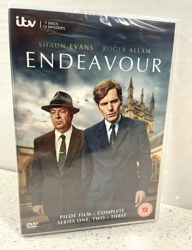Endeavor DVD Video ITV Studios Complete 3 TV Series 7 Disc Set 13 Episodes - Picture 1 of 3