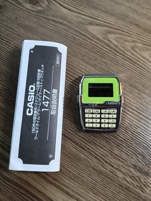 Casio Data Bank 150 Digital Calculator Watch Silver DBC-1500