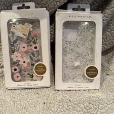 2 Lot Of Rifle Paper Co iPhone 12 Phone Case