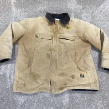 Vintage Wear Guard Jacket Canvas Workwear Men’s XL Lined Corduroy Collar 