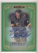 2019-20 Upper Deck Stature Rookies Green Auto 56/85 Jimmy Schuldt #168 Auto 0cv