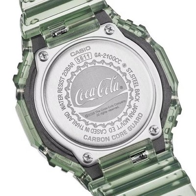 Buy Casio G-Shock x Coca-Cola 140th GA-2100CC-3AJR Green online | eBay