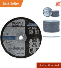 Metal Cut Off Wheels 3x1/16x1/4 Aluminum Oxide Coarse 25 Pack for Steel