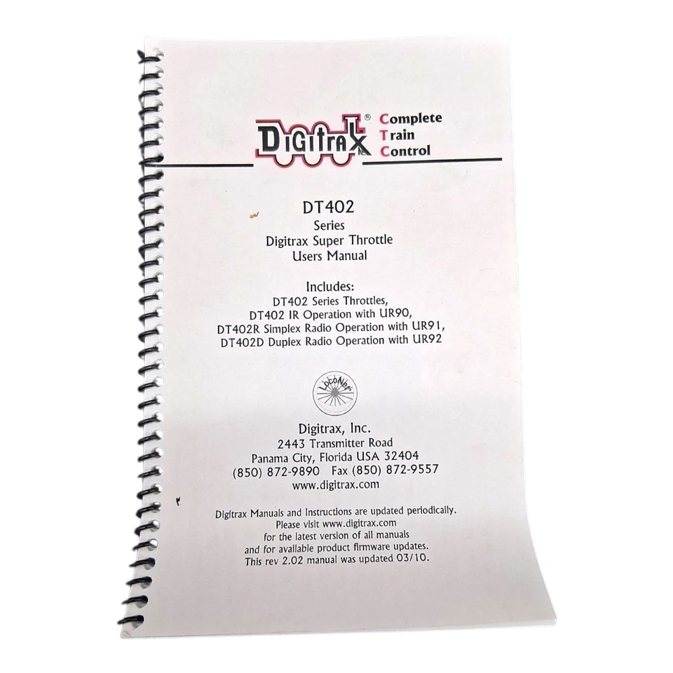 Digitrax DT402D LocoNet Duplex Super Throttle - Image 2 of 4