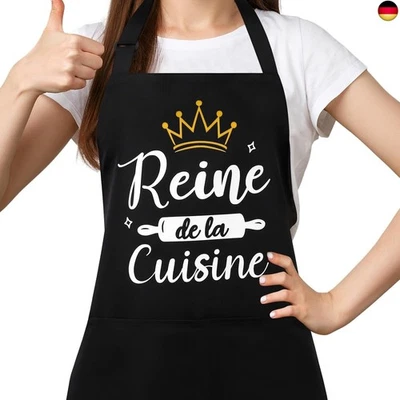 Halinuia Küchenschürze für Frauen Schürze Wasserdicht, Verstellbar, per