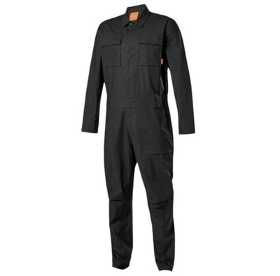 Fox Racing Men's Defend Drive Dust Suit Coveralls Size Medium Black/Grey Ripstop
