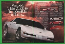1990 Chevrolet ad white Corvette ZR1 Coupe Heartbeat of America