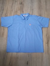 VINTAGE 90s Made In USA Ben Davis Half Zip Work Shirt In Great Condition 2XL