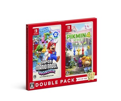 (JAPAN) Switch video game ''Super Mario Bros. Wonder + Pikmin 4'' Double Pack