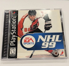 NHL 99 ps1 Sony PlayStation 1 EA SPORTS 1998 Sports Manual Multiplayer