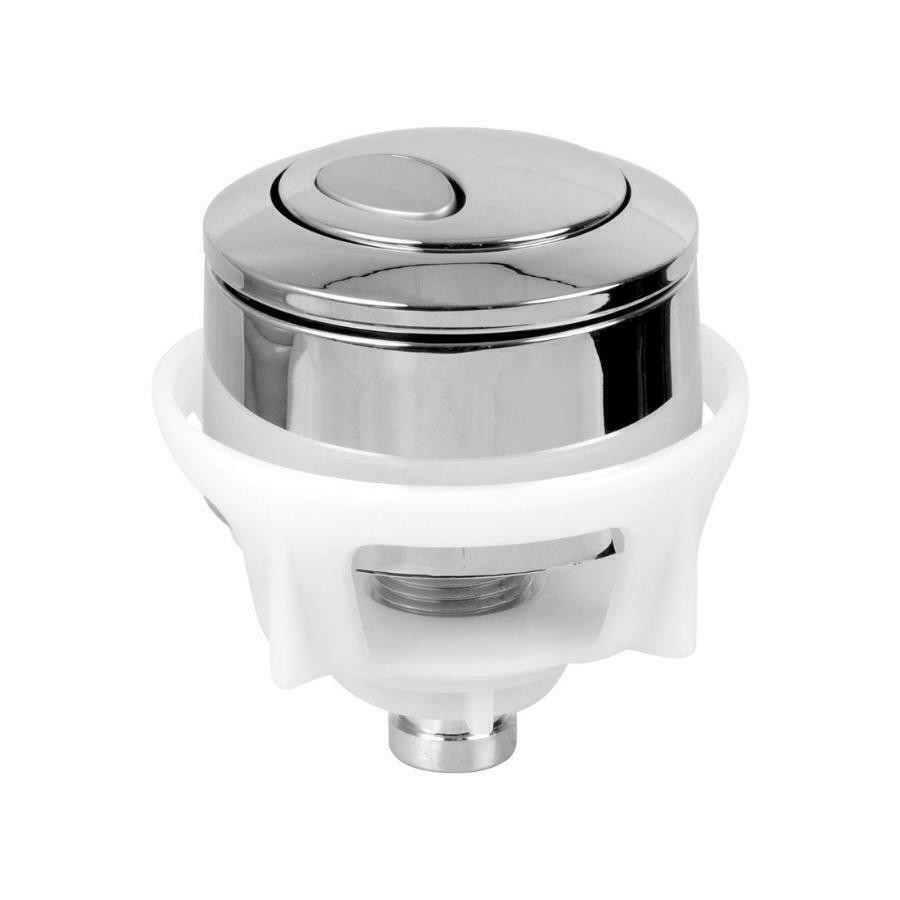 Fluidmaster C220 Chrome Toilet Dual Flush Push Button for PRO550 PRO550UK Valve