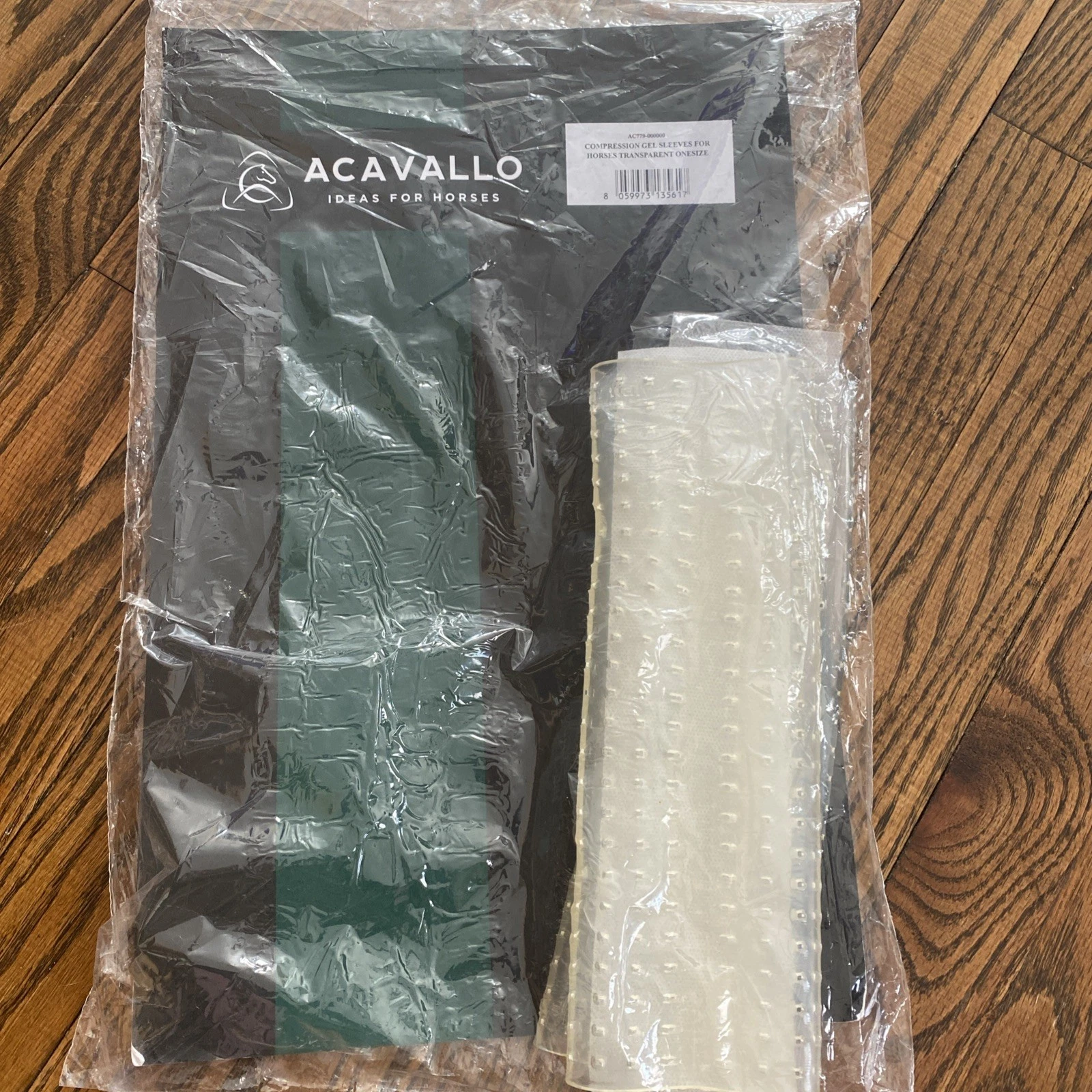 ACAVALLO Compression Gel Transparent Leg Sleeves for Horses (AC779)
Opens in a new window or tab
