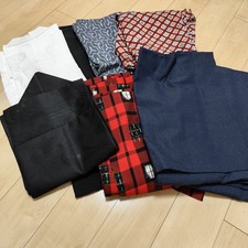 Set of 5 Authentic Japanese Kimono / Haori Garments Mixed Patterns Vintage F