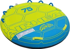 AIRHEAD Comfort 3-PERSON Shell 75 Inch Diameter Towable Boat Tube Green/Blue