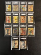 1935 R89 Mickey Mouse Gum Inc Lot of 13 Cards SGC Slabbed Vintage Disney